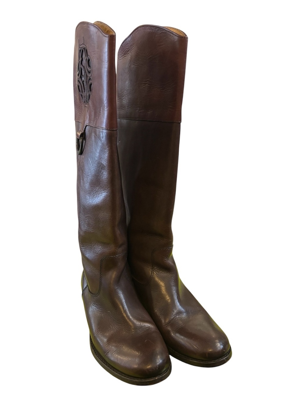 Frye Women's Tall Brown Leather Over-the-Knee Boots